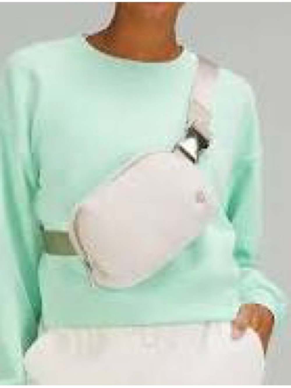 lululemon athletica Light Pink Crossbody Sling